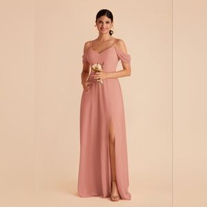 Birdy Grey Blush Cold-Shoulder Maxi Dress